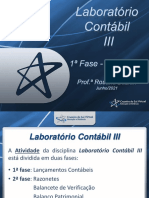 Lançamento Contábil III - 2021 - Resolução Da 1 Fase