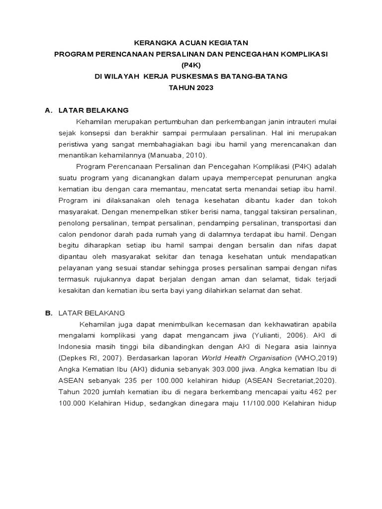 Kak P4K 2023 | PDF