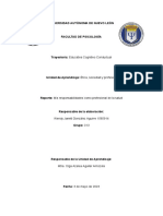 Mis Responsabilidades Como Profesional de La Salud González Aguirre Wendy Janett