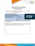 Mercadeo y servicio Guía de actividades y rúbrica de evaluación - Unidad 1 - Paso 1 - Evaluación inicial  (2)