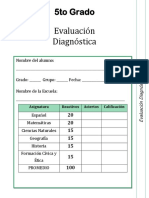 5to Grado Diagnostico Autc