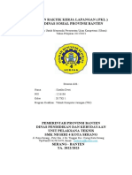 Laporan Raktik Kerja Lapangan (PKL) Pada Dinas Sosial Provinsi Banten