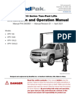 XPR 10 Series Two Post Lift Manual 5900951 BendPak