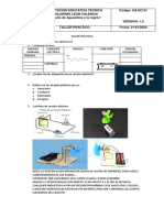 Cieincias Naturales Informe Uno Grado Quinto