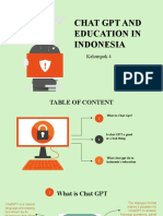 Chat GPT and Education in Indonesia - Kelompok 4 - Inggris 22