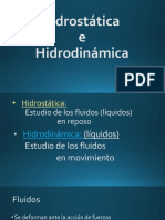 Hidrostática e Hidrodinámica 2022