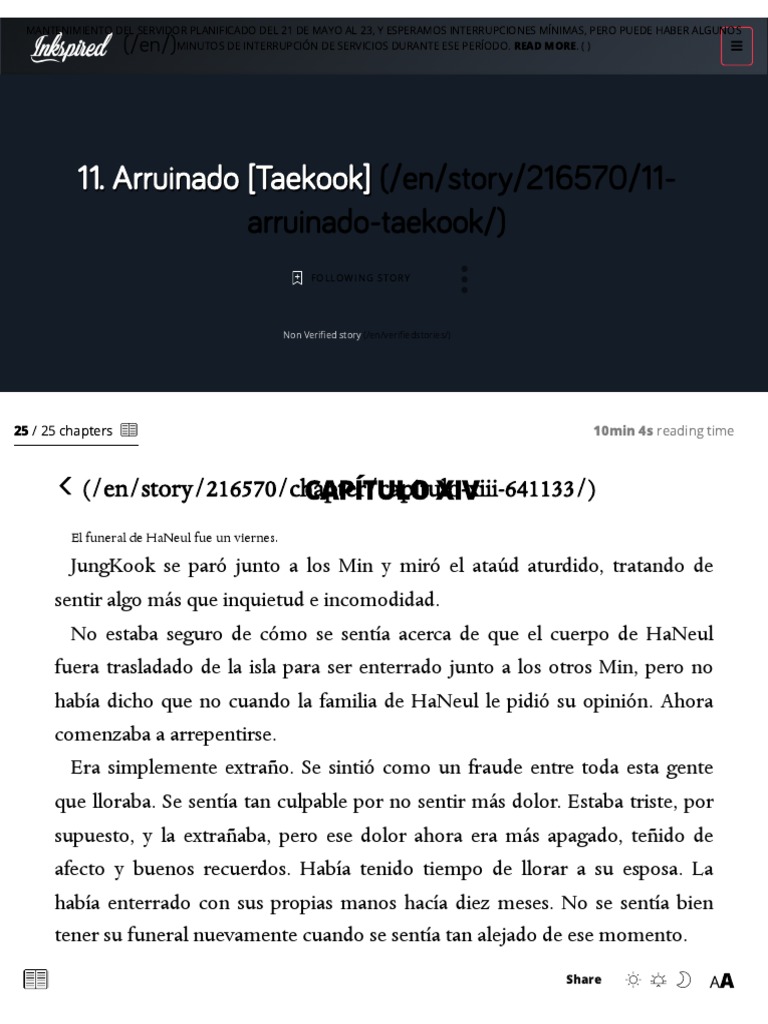 Capítulo 11: El Funeral de HaNeul | PDF
