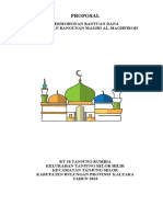 Proposal Pembangunan Masjid Al-Maghfiroh TG Rumbia