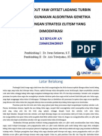 Optimasi Sudut Yaw Offset Pada Ladang Turbin Angin Menggunakan Algoritma Genetika Online Dengan Strategi Elitism Yang Dimodifikasi