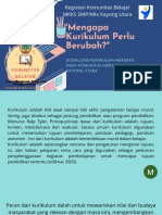 Perbaikan Aksi Nyata Sosialisasi Mengapa Kurikulum Perlu Berubah