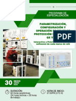 Temario (Parametrizacion, Configuracion y Operacion de Reles de Proteccion Sel, Abb, Siemens y Ge)