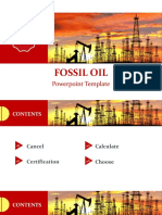 Fossil Oil Powerpoint Template
