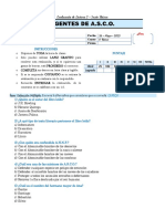 Evaluacion Libro Agentes de Asco Sexto 2023