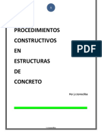 Procedimientos Constructivos en Estr. de Concreto