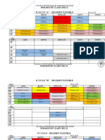 Horario Semestres 2,4,6,8,10