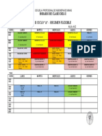 Horario 2180 Minas