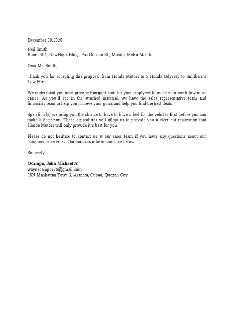 Sales Proposal Template | PDF | Credit Card | Legal Liability