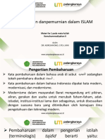 Materi 1 Pembaharuan DLM Islam