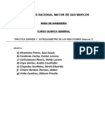 PD7 - ESTEQUIOMETRIA DE LAS REACCIONES QUÍMICAS - Solucion Grupo 6