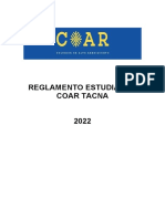 COAR TACNA - REGLAMENTO ESTUDIANTIL 2022 - Noviembre