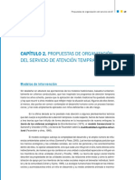 Propuestas de Organización de Servicio de Atención Temprana