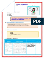 DIA 3 SESION DE APRENDIZAJE Identificamos Cómo El Arte Contribuye A Tener Emociones Que Benefician A Nuestra Salud