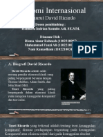 Kel. 3 Ekonomi Internasional David Ricardo