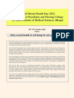 Final Brochure World Mental Health Day 2022
