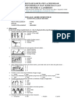 Soal Kls III PJOK GENAP 2023