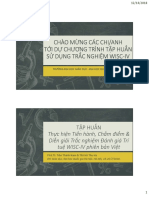 (1.0) Gioi Thieu Chung Trắc Nghiệm WISC-IV