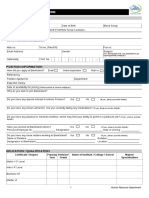 Employment Application Form