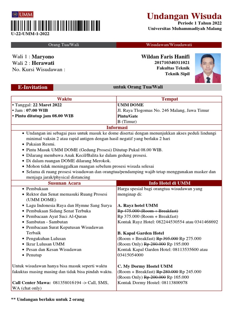 Undangan Wisuda | PDF