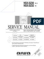 Compact Disc Stereo System Service Manual, PDF, Loudspeaker
