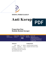 Modul 2. Pengertian Dan Bentuk-Bentuk Korupsi