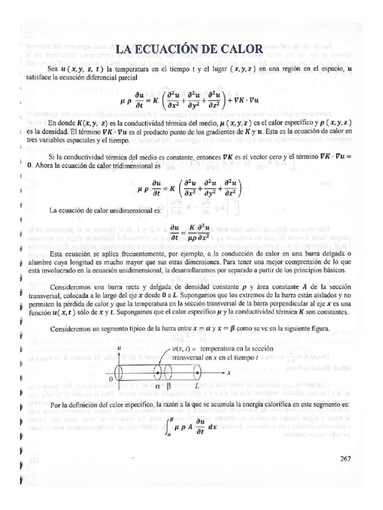 Ecuacion de Calor Teoria PDF
