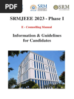 Srmjeee e Counselling Manual