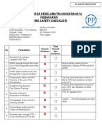 Fire Safety Checklist - Checklist Kebakaran