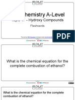 Flashcards - Topic 17 Hydroxy Compounds - CIE Chemistry A-Level