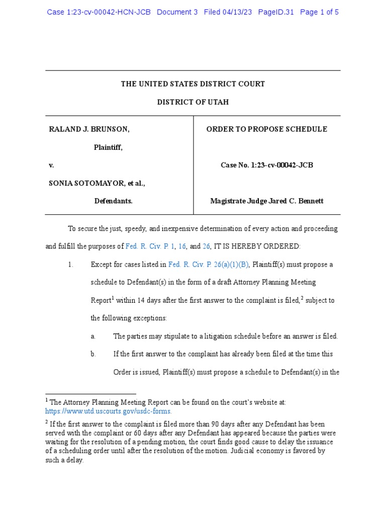 Brunson Case Gov.uscourts.utd.139026.3.0 PDF Complaint Discovery