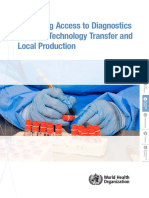 Increasing Access To Diagnostics Through Technology Transfer and Local Production