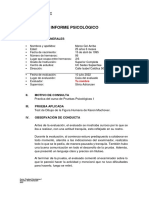 Modelo Informe Psicologico