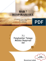 Bab 7 - Respirasi Sel-New