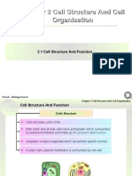 Chapter 2 Cell Structure and Cell Organisation