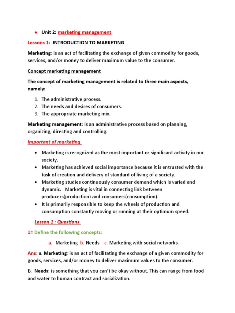 Marketing Management Essentials | PDF | Marketing | Consumer Behaviour