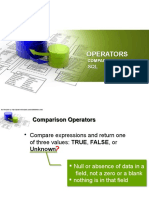 Comparison Operators - SQL