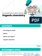 13.2 Characteristic Organic Reactions