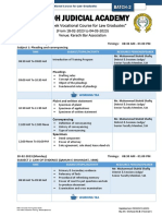 Time Table Batch 02