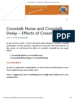 Crosstalk Noise and Crosstalk Delay - Effects of Crosstalk - Team VLSI