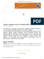 Signal Integrity and Crosstalk Effect in VLSI - Team VLSI