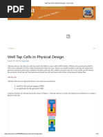 Well Tap Cells in Physical Design - Team VLSI